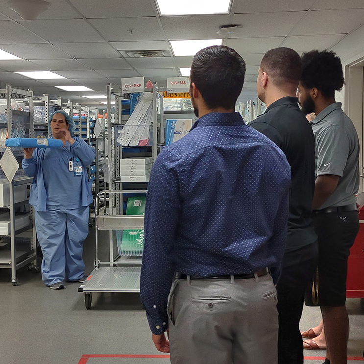 BW healthcare MBA students tour Southwest General Hospital