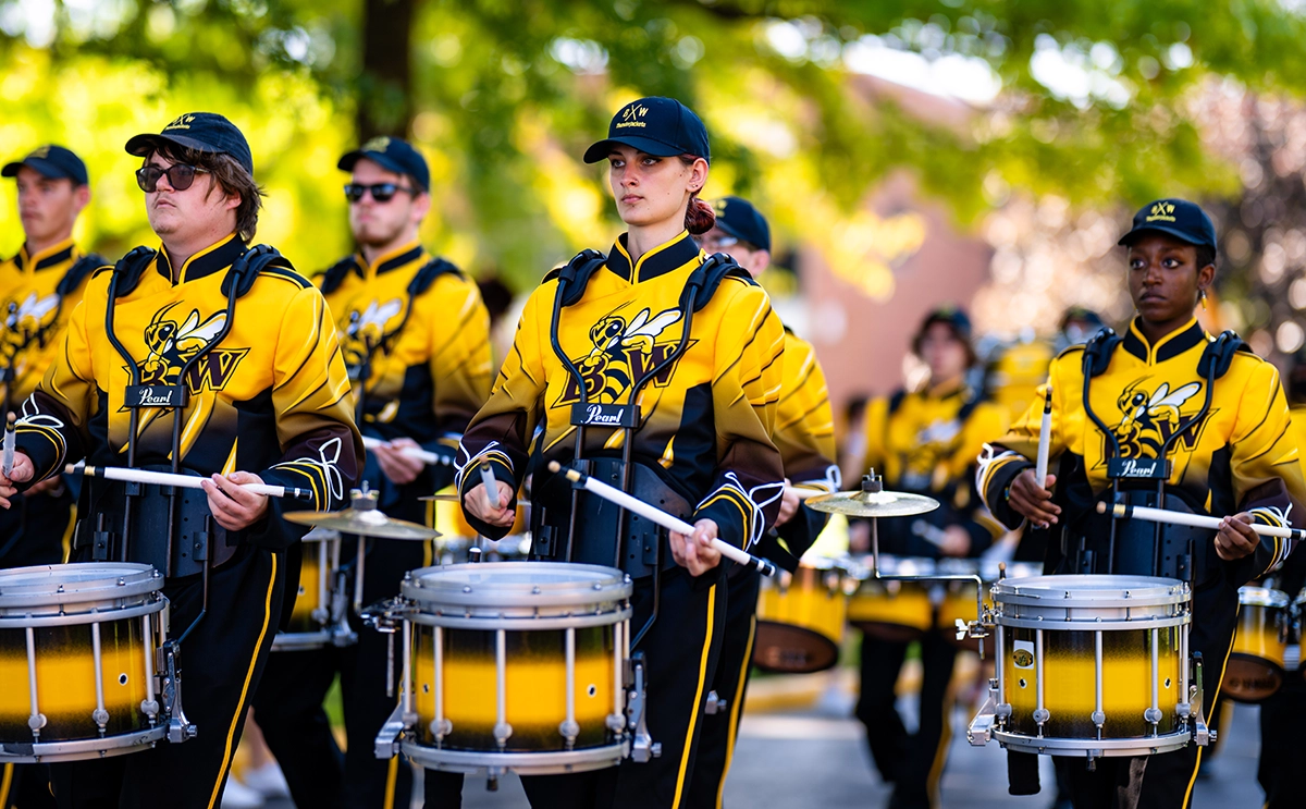 BW Marching Band drumline